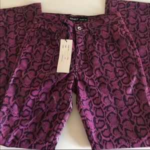 Revolt snakeskin pants